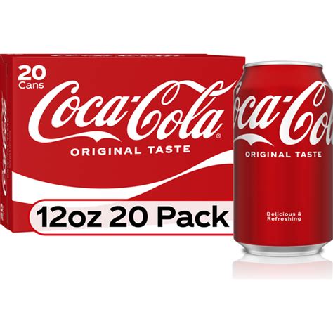 Coca-Cola Cans, 12 fl oz, 20 Pack | Cola | Reasor's