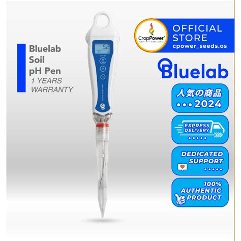 Bluelab Soil Ph Pen Measures Ph And Temperature In Soil For