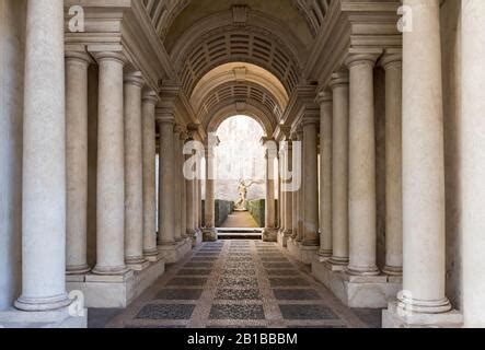 Roma L Italia Costretto Galleria Prospettica Da Francesco Borromini