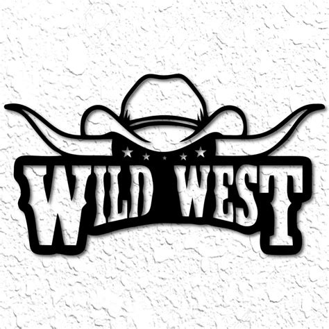 STL file wild west country western wall decor wild west sign wall art 🤠 ...