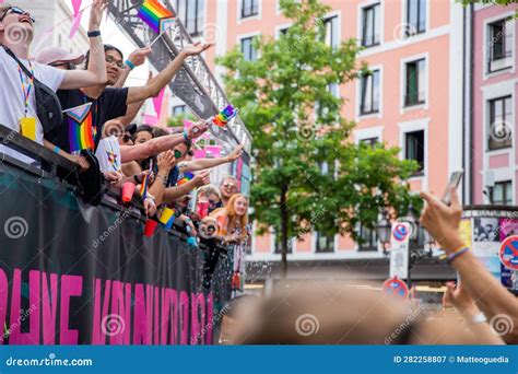 Munich Germany 24 June 2023 People Celebrate Gay Pride In Munich