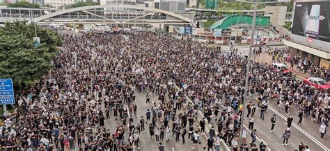 香港反修例示威人群擴散 重演佔中景象 新聞 Rti 中央廣播電臺