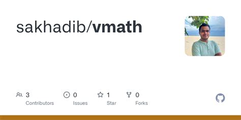 GitHub - sakhadib/vmath