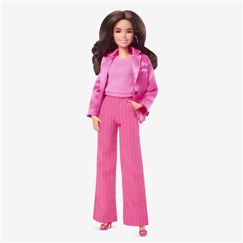 Gloria Doll Wearing Pink Power Pantsuit Barbie The Movie Mattel