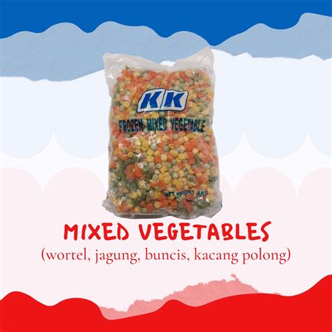 Jual Sayur Beku Campur Frozen Mixed Vegetables Shopee Indonesia