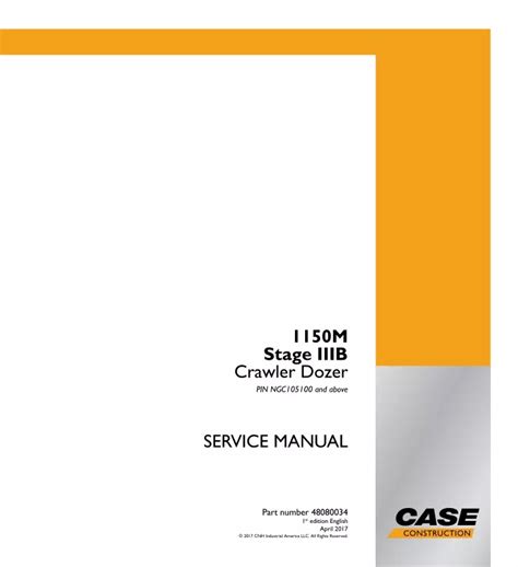 Ppt Case M Stage Iiib Crawler Dozer Service Repair Manual Pin