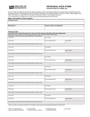 Fillable Online Signnow Comfill And Sign Pdf Form9594Personal Data