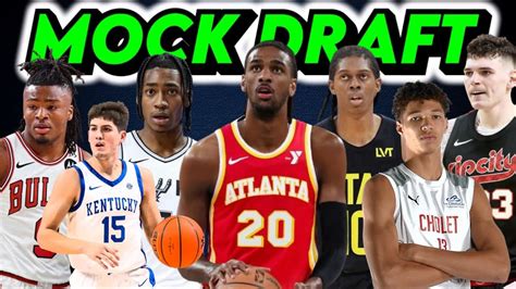 2024 NBA Mock Draft FULL FIRST ROUND MOCK DRAFT I Utility Sports NBA