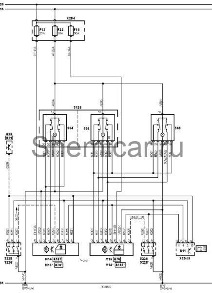 Электросхема стеклоподъемников тип 1 Peugeot 406 Coupe - Электросхемы ...