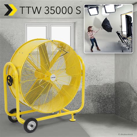 Ventilatore A Tamburo TTW 35000 S Circolatore Daria Mobile Con Grandi