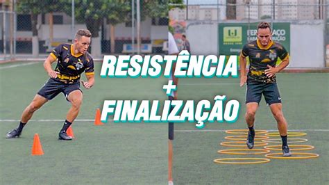 Treino Circuito Futebol Resistencia Agilidade Passe E FinalizaÇÃo