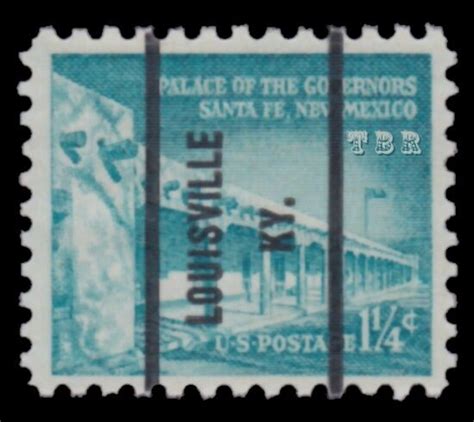 1031A Gov Palace 1¼c LOUISVILLE KY Bureau Precancel Liberty Issue MNH