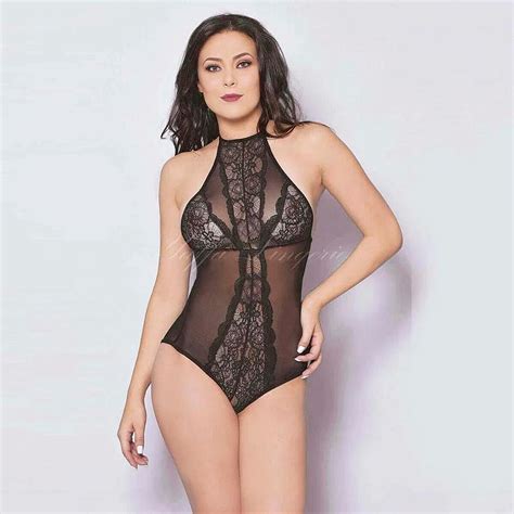 Body Tule Detalhes Florais Em Renda Luxo Yaffa Lingerie Lust Of