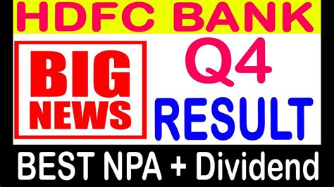 Hdfc Bank Q4 Results Hdfc Bank Q4 Results 2023 Hdfc Bank Share Latest