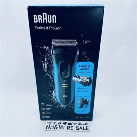 Braun Electric Series Wet Dry Razor With Precision Trimmer Blue