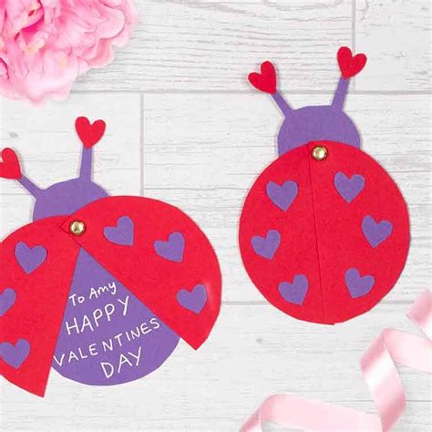 Love Bug Card craft activity guide | Baker Ross | Valentine's day ...