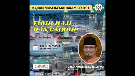 Kajian Muslim Mahakam Six Youtube