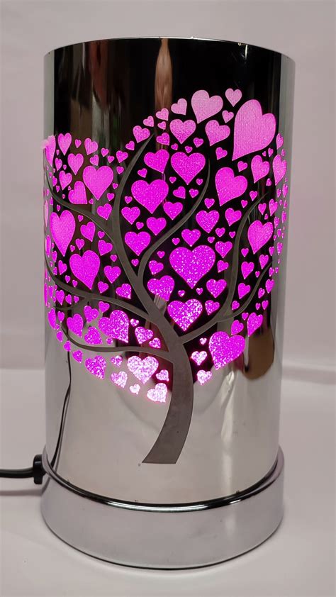 Lampe Diffuseur De Parfum D Int Rieur Coeur En Led Multicolore