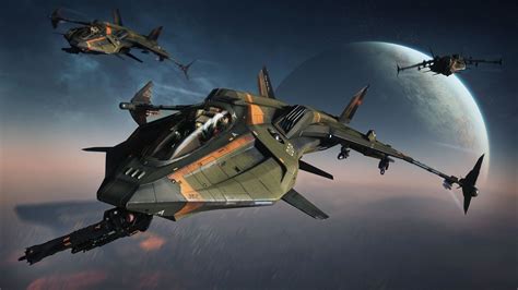 Filegladius Valiants X3 Flying In Formation Star Citizen Wiki