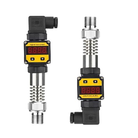Ma C High Temperature Hot Water Pressure Transducer Sensor LED Display Heat Sink Resist