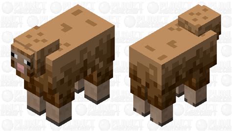 Brown Sheep Minecraft Mob Skin