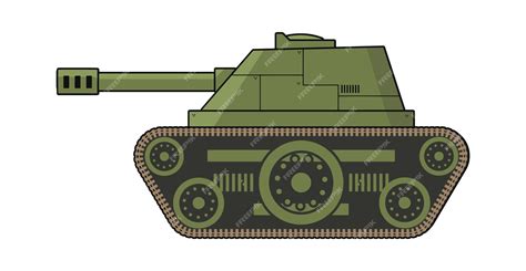 Premium Vector | Army tank illustration vector