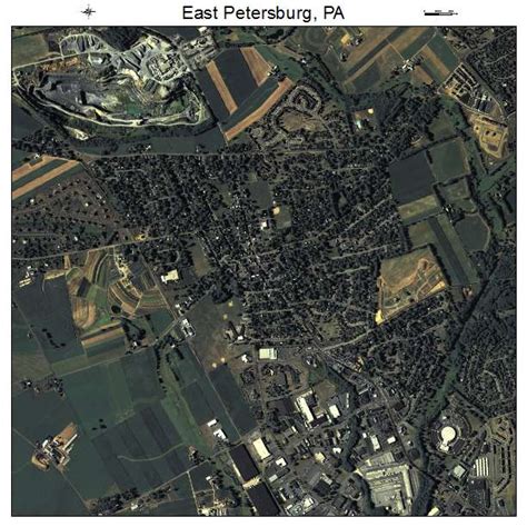 Aerial Photography Map of East Petersburg, PA Pennsylvania