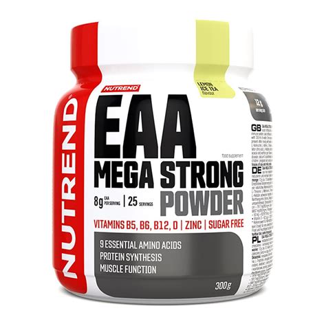 Eaa Mega Strong Powder Amino Et Acides Amin S En Poudre De Nutrend