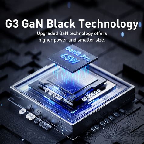 Baseus Gan 3 Pro 65W Desktop Power Cable 6-in-1 Power Socket, Dual Type ...