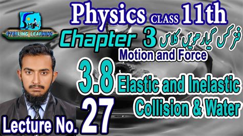 Elastic And Inelastic Collision Force Due To Water Flow Chapter No