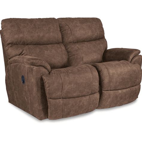 La Z Boy Trouper Reclining Loveseat With Iclean Fabric And Reviews Wayfair