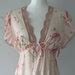 Vintage 70s Light Pink Sheer Nightie Lingerie Dress Romantic Deadstock Never Worn