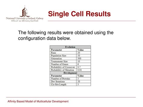 Ppt Affinity Based Model Of Multicellular Development Powerpoint