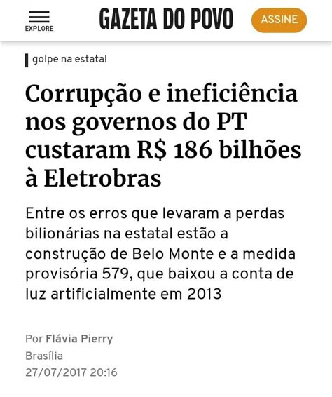 Filipe G Martins On Twitter Lulaoficial Dizer Que Privatizar A