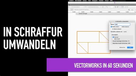 In Schraffur Umwandeln Vectorworks In Sekunden Youtube