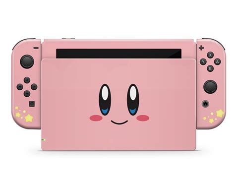 Kirby Nintendo Switch Skin Cute Pink Nintendo Switch Decal Etsy