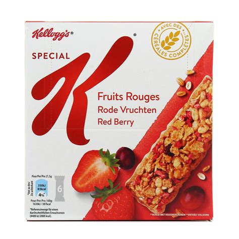 Achat Vente Kellogg S Barres Special K Aux Fruits Rouges X G