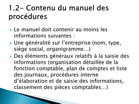 PPT Importance des procédures administratives financières et du