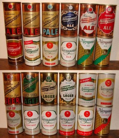 79th Anniversary Of Canned Beer – Narragansett Beer