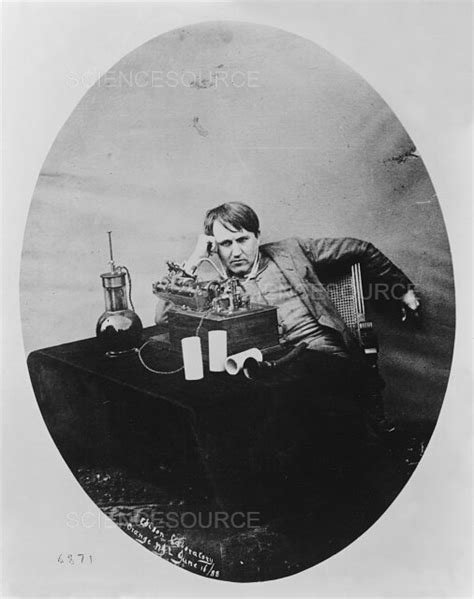 Photograph Thomas Edison American Inventor Science Source Images