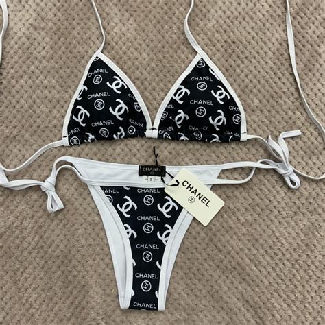 Chanel4945 Swimsuit Sexy Split Bikini Hot Spring Vacation Swimsuit Hot Spring Shopee Malaysia