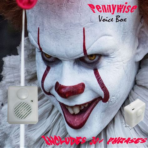 Pennywise Voice Box Includes 30 Phrases Stephen Kings It 2017 2019 Etsy