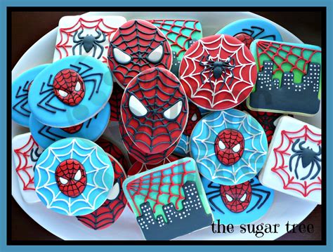 Spiderman Cookies Spiderman Cookies Cute Cookies Birthday Cookies