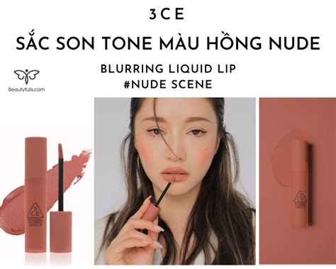 Son CE Nude Scene Blurring Liquid Lip Màu Hồng Nude Giá Tốt