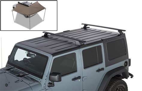 Rhino-Rack Vortex 2-Bar Backbone Roof Rack for 07-18 Jeep Wrangler ...