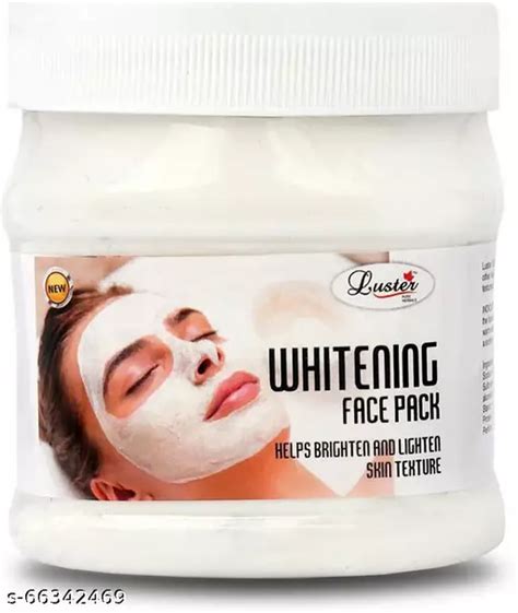 Luster Whitening Face Pack Helps Brighten And Lighten Skin Texture