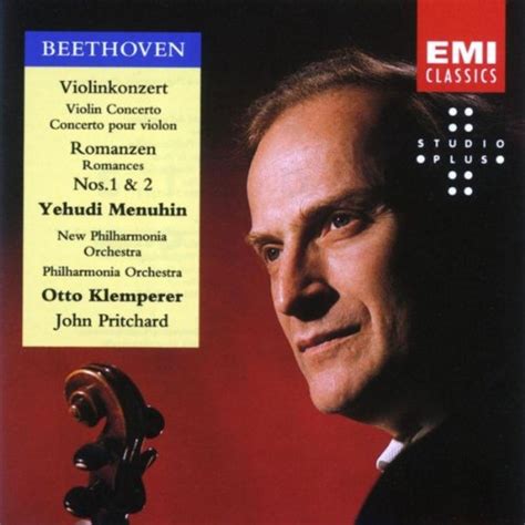 Beethoven Violinkonzert Romanzen Nos 1 2 Von Yehudi Menuhin Sir