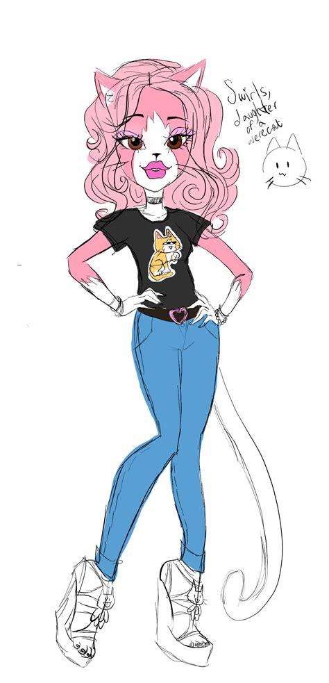 Tried Making My Cat Oc As A Monster High Character Yes I Used A Base