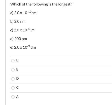 Solved A millisecond and a microsecond are a) 10-3 s and | Chegg.com