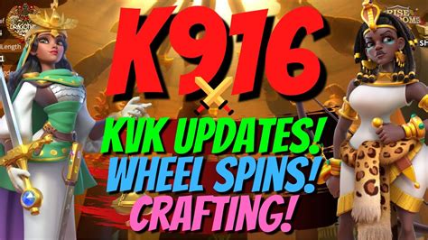 Kvk Updates Legendary Crafting Wheel Spins Live Rise Of Kingdoms